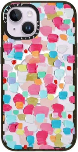 Miniatura 77 de CASETiFY Impact - Funda para iPhone 13 [protección contra caídas de 6.6 pies/compatible con Magsafe] Black Kingsnake, color negro transparente