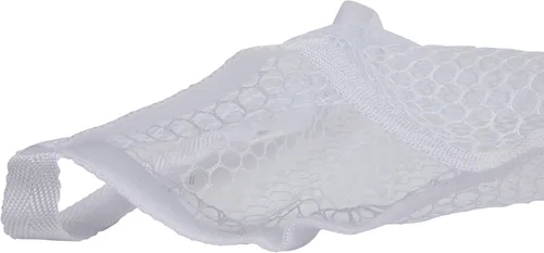 Miniatura 6 de Household Essentials bolsa para lavar y secar tenis de poliéster, color blanco, Malla, Rosado/Blanco apagado, 1