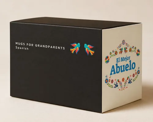 Miniatura 4 de Triple Gifffted Regalos para Abuelos, Las Mejores Tazas de Café de Abuela y Abuelo en Español, Mejor Abuela y Abuelo Latino, Regalo para Día