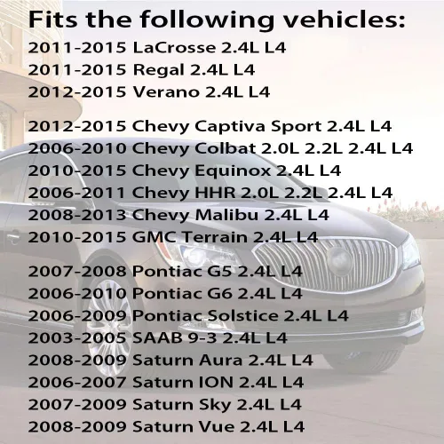 Miniatura 3 de Kit de cadena de distribución Ecotec 2.4 12680750 para 2010-2015 Chevy Equinox, GMC Terrain, Buick Verano, Pontiac, Saab, Saturn 2.0 2.2 2.4L.