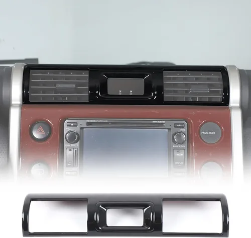 Miniatura 12 de Cubierta decorativa de marco de salida de aire con control central de acrilonitrilo butadieno estireno para Toyota FJ Cruiser 2007-2021