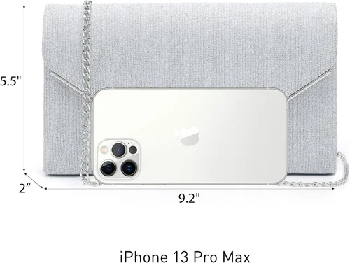Miniatura 4 de Dasein Bolsos de mano brillantes para mujer, bolsos de noche, bolsos de boda, cóctel, graduación, fiesta, embragues