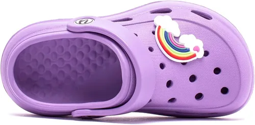 Miniatura 5 de WOUEOI Zapatos de jardín para niños y niñas, sandalias de dibujos animados, zuecos para niños