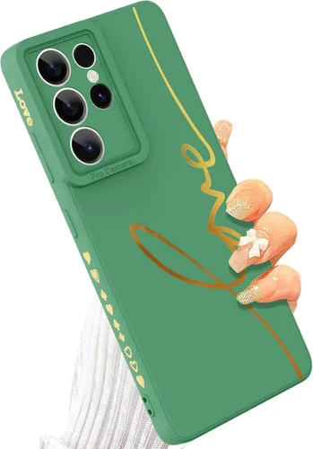Miniatura 17 de Funda para Samsung Galaxy S22, Diseño Gráfico de Carta de Amor con Lindo Chapado en la Parte Trasera con Protección de Cubierta de Cámaras con Lente