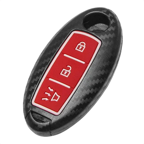 Miniatura 6 de Funda para llavero inteligente compatible con Infiniti EX35 EX37 FX35 FX37 FX45 FX50 Q70 QX50 QX70 para Nissan 370Z Armada Cube Juke Leaf Murano