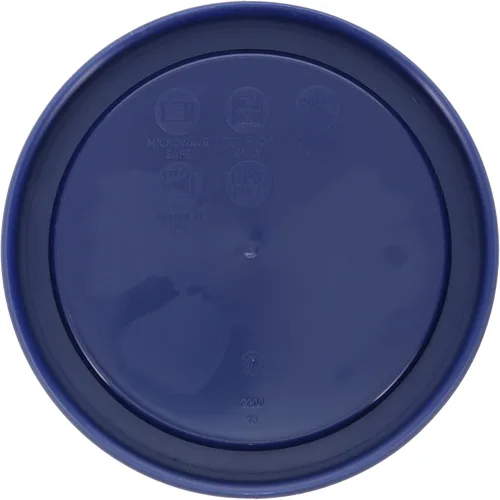 Miniatura 2 de Pyrex 7200-PC Tapas de Almacenamiento Redondas Azul Oscuro de 2 Tazas - Tapas Pyrex Originales Genuinas - Paquete de 2