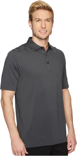 Miniatura 6 de Callaway Polo de golf micro hexagonal para hombre con protección solar, tejido elástico sólido