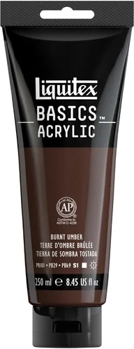 Miniatura 30 de Liquitex BASICS Pintura Acrílica, Botella de 400ml (13.5 oz), Blanco Titanio Titanio Blanco