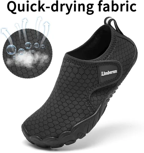 Miniatura 3 de Limberun Zapatos de agua para niños y niñas, zapatos de natación para niños, zapatos de playa para niños