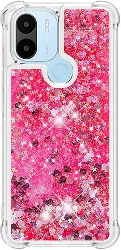 Miniatura 66 de Glitter Sparkle Moving Quicksand Flowing Cover para Xiaomi Redmi Note 10S Bling Liquid Clear Star Heart Silicona Bumper Funda transparente de goma a