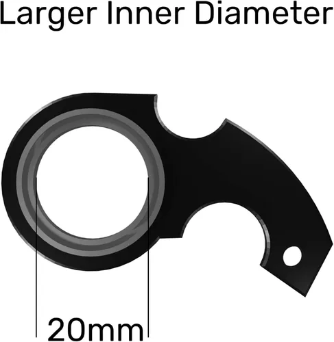 Miniatura 2 de Karambit Llavero Spinner Fidget Toy - Diámetro interior mejorado de 0.787 in