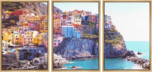 Miniatura 8 de wall26 Lienzo enmarcado para pared, juego de arte debajo de los tallos de bambú verde, naturaleza, desierto, fotografía, realismo, contemporáneo
