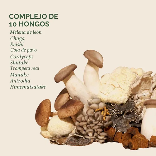 Miniatura 2 de Om Mushroom Superfood Master Blend - Suplemento de cápsulas de hongos, 160 unidades, 40 porciones, complejo de 10 hongos, melena de leones, chaga