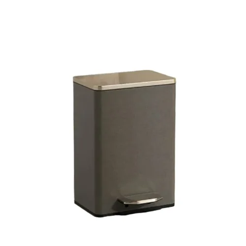 Contenedor de basura Cubo De Basura Con Pedal para Inodoro, Soporte Negro para Oficina, Cocina, Baño, Productos Útiles para El Hogar Tapa de basura