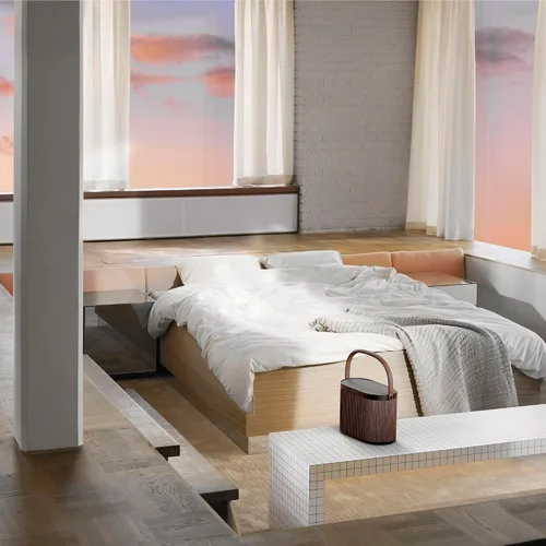 Miniatura 5 de Bang & Olufsen Beosound A5 - Altavoz Bluetooth portátil con conexión Wi-Fi, correa de transporte, roble oscuro