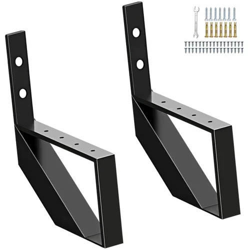 Contrahuella de Escalera de Acero de 1 Escalón, Largueros de Escalera de Metal para Altura de Plataforma de 11.9 pulgadas, Contrahuella de Escalón