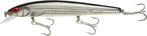 Miniatura 53 de Bomber Señuelos Long A Slender Minnow Jerbait Señuelo de Pesca a rayas (Baby Striper)