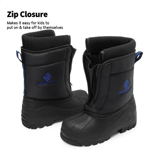 Miniatura 3 de DREAM PAIRS Boys Girls Waterproof Winter Snow Boots