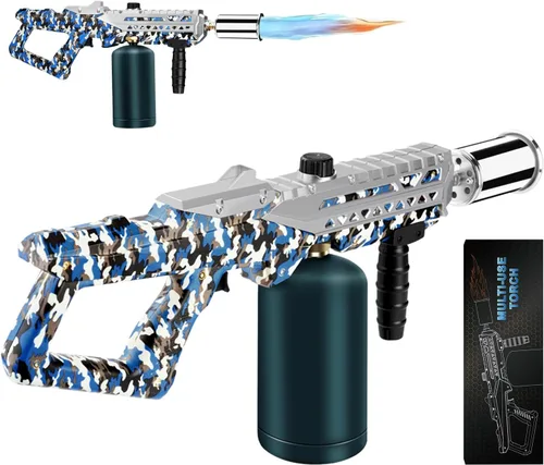 Miniatura 8 de ARTFLAMM - Antorcha de propano con bloqueo de seguridad, potente pistola de soplete de cocción para parrilla, barbacoa, al vacío y carbón, diseño