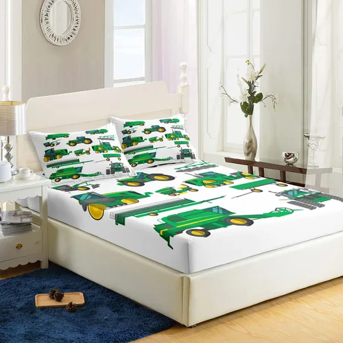 Miniatura 13 de AILONEN Juego de sábanas deportivas de baloncesto de dibujos animados de 3 piezas para niños tamaño completo, juego de sábanas de cama de baloncesto