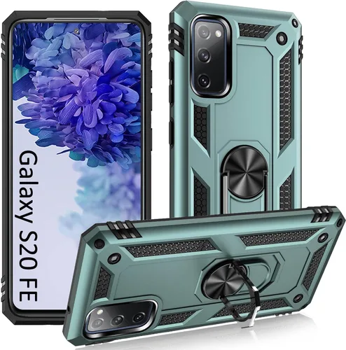 Miniatura 11 de ADDIT Funda S20 para Samsung Galaxy S20 de 6.1 pulgadas, con anillo de soporte, soporte ajustable, grado militar, protección resistente, a prueba