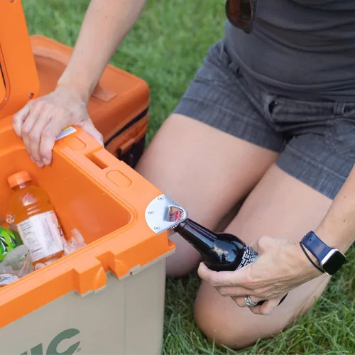 Miniatura 6 de RTIC Enfriador duro ultraligero aislado portátil para bebidas, playa, campamento, picnic, pesca, barco, barbacoa, 30% más ligera que