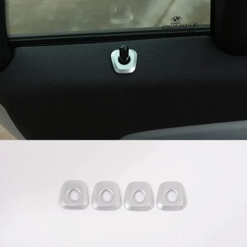 YIWANG 4 unids ABS cromo para BMW X1 F48 2016-2019 cerradura de puerta de coche pegatinas ajuste pegatinas coche accesorios para BMW X2 F47 2018 2019
