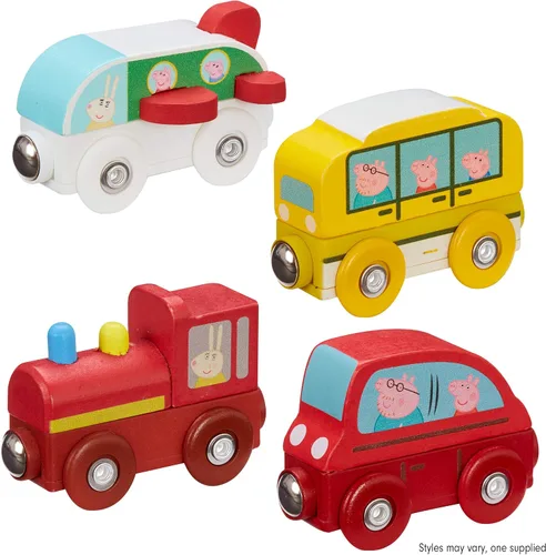 Miniatura 7 de Peppa Pig 07215 Mini Vehículos de Madera Los Estilos Pueden Variar