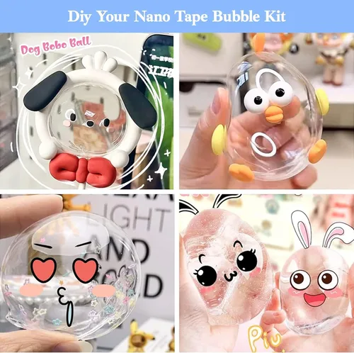 Miniatura 6 de Kit de burbujas de nanocinta, juguetes para niñas, kit de manualidades DIY, cosas geniales para niñas, cosas lindas, cosas geniales para niños