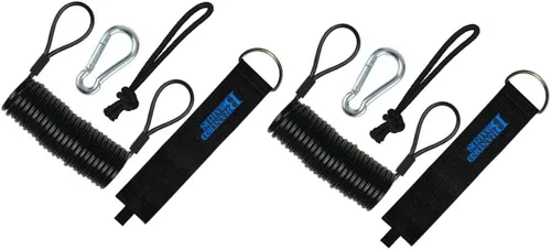 Miniatura 5 de Correa de seguridad con puño de muñeca y tobillo resistente, mosquetón y bucle de paracaídas. Tablas de Boogie, tablas de snowboard, tablas de surf
