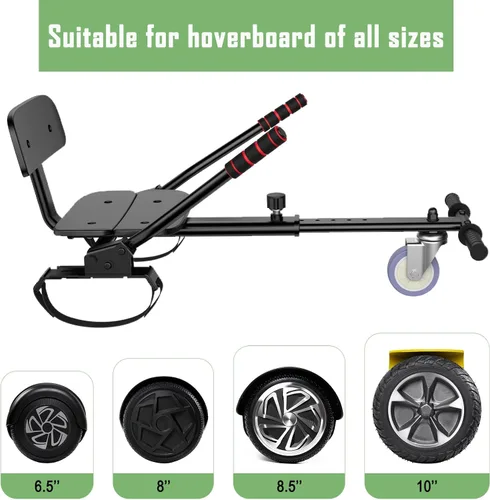 Miniatura 4 de CBD Patinete con luces LED Corlorful, ruedas de 6.5 pulgadas, scooter doble de 300 W para niños, niñas, niños y adultos, todas las edades