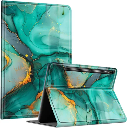 Miniatura 73 de Slim Case for Samsung Galaxy Tab S10 Lite / S10 FE / S9 FE 10.9" & Galaxy Tab S9 11", Multi-Angle Stand PU Leather Smart Folio Cover with Soft TPU