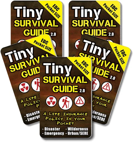 Miniatura 10 de Pequeña guía de supervivencia – Manual de bolsillo de preparación de emergencia Micro EDC para camping, senderismo, bushcraft, SAS y primeros