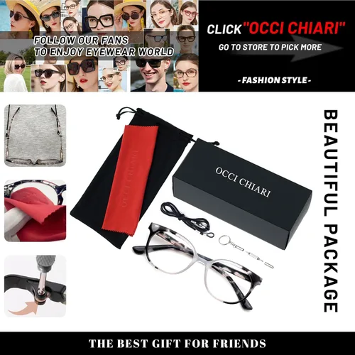 Miniatura 6 de OCCI CHIARI Gafas de lectura para mujeres pequeñas, cómodas y elegantes