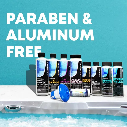 Miniatura 8 de Aquadoc Kit de iniciación de bromo para bañera de hidromasaje para spas, kit completo de mantenimiento de spa con tabletas de bromo y kit completo
