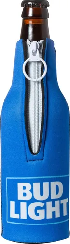 Miniatura 2 de Bud Light - Traje de botella de neopreno con licencia oficial de Bud Light con cremallera (1)