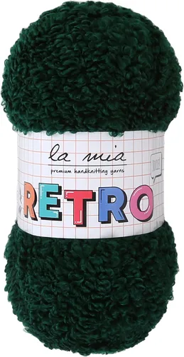 Miniatura 9 de 1 Skein La Mia - Ovillo de lana rizado retro esponjoso para tejer y hacer ganchillo, 80% acrílico, 3.53 oz (3.5 onzas) / 328.1 ft (109 yardas)