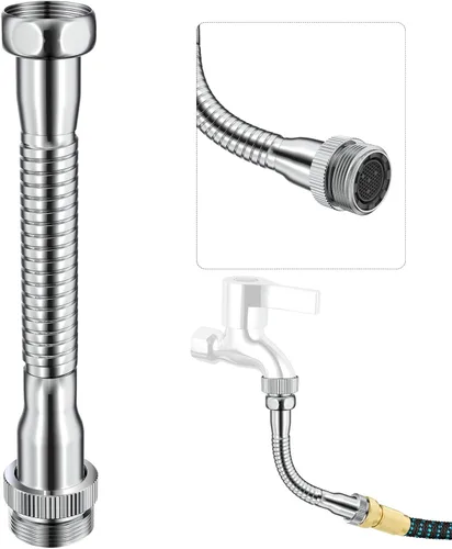 Miniatura 9 de Adaptador de grifo con adaptador de grifo aireador a manguera, adaptador de grifo a accesorio de manguera de jardín para grifo de fregadero a