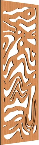 Miniatura 177 de 9 3/8"W x 24 3/8"H x 1/4"T Northfield Decorativos Paneles de Pared de Madera Calado, Abedul