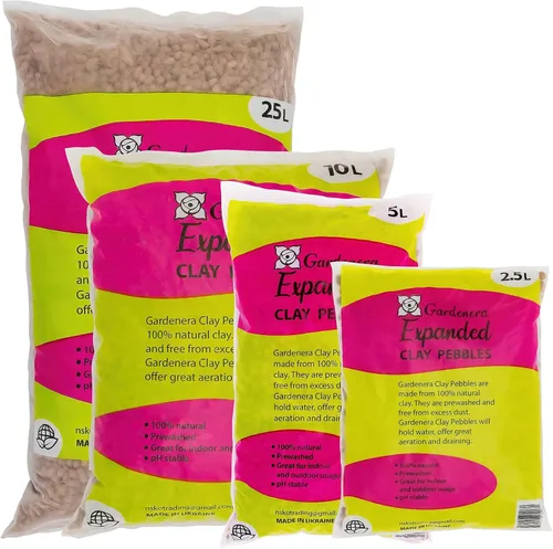 Miniatura 6 de Gardenera Guijarros de arcilla expandida para plantas – Bolas de LECA de 4mm-16mm Arcilla Hydroton 100% natural para drenaje, hidroponía