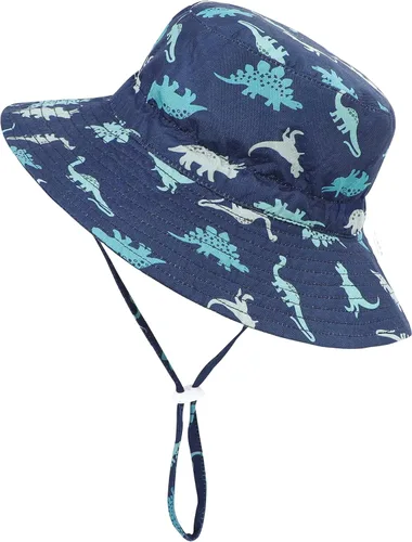 Miniatura 2 de Sombrero de sol para bebé, de verano, con protección solar UPF 50+, sombreros de playa, sombrero de ala ancha para bebé niña