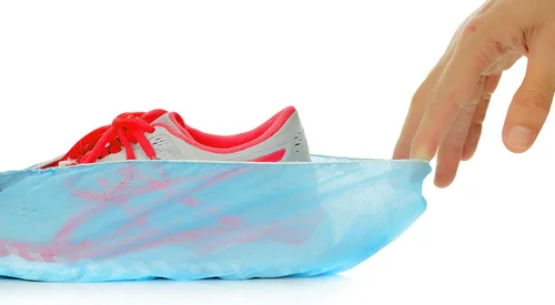 Miniatura 5 de Personal Touch - Fundas antideslizantes desechables para zapatos, color azul, 100 piezas/50 pares, talla L