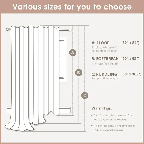 Miniatura 9 de INK+IVY Cortinas Boho para Dormitorio PANEL ÚNICO Cortinas de Ventana para Sala de Estar, 100% Algodón con Rayas de Chenilla Copetuda Estilo Granja
