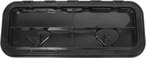 Miniatura 4 de Amarine Made Boat Hatch Access Hatch and Lid Marine Grade 24" x 9-5/8" for Marine Caravan RV-White Negro