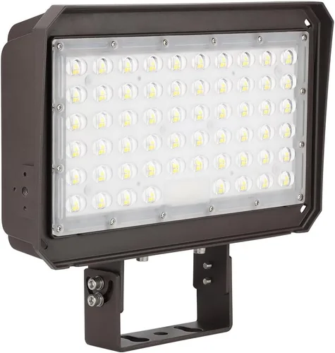 kadision Luz de inundación LED de 150 W con fotocélula del anochecer al amanecer, 150 W/100 W/75 W ajustable 130 lm/W 5000 K, luz diurna 100-277 V