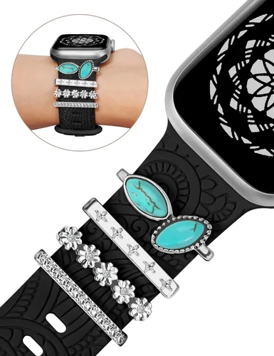 Miniatura 3 de Anillos decorativos compatibles con correas de Apple Watch de 1.654 pulgadas, 1.614 pulgadas, 1.575 pulgadas, 1.496 pulgadas, 1.732 pulgadas, 1.732