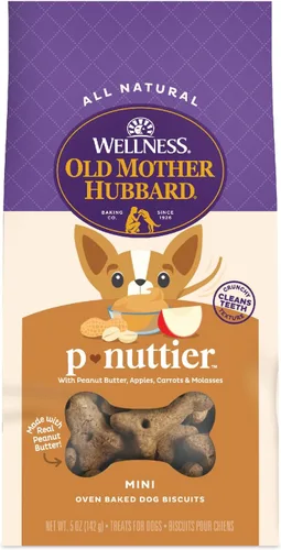 Miniatura 31 de Old Mother HubbardGalletas Classic P-NUTTERTRAS HORADAS DE PERRO CASO, PEQUEÑO, BOLSA DE 20 ORAS