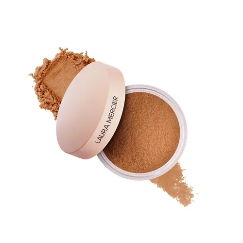 Miniatura 18 de Laura Mercier Polvo fijador translúcido suelto sin talco, ultra difuminado, desgaste hidratante de 16 horas, acabado natural, infusión de ácido