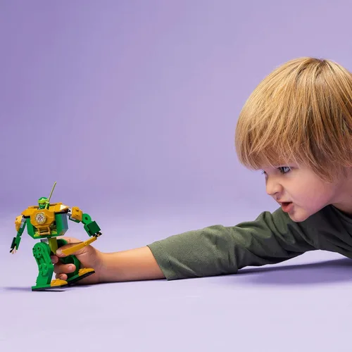 Miniatura 2 de LEGO NINJAGO Lloyd's Ninja Mech Battle Figura de acción 71757 para niños, niños y niñas a partir de 4 años con figura de serpiente y minifigura