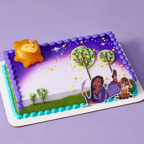 Miniatura 7 de DecoSet Disney Wish Shining Star - Juego de decoración de 2 piezas con Asha, Valentino y estrella iluminada, para cumpleaños y celebraciones